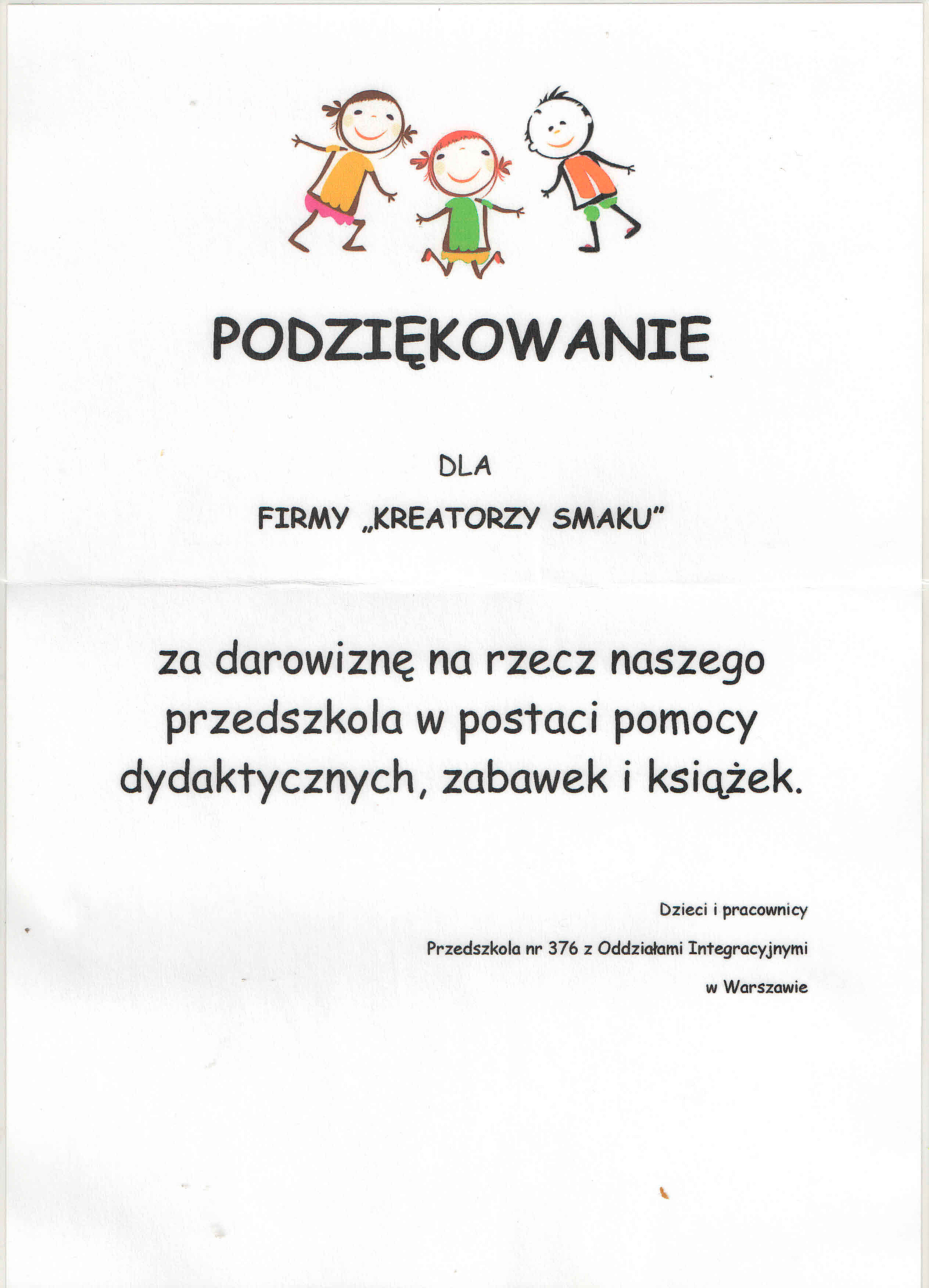 Podziękowania Dla Dyrektora Przedszkola Wzór menu dnia „Bistro Rembertów”