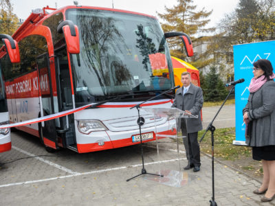 Mobilny Punkt Poboru Krwi, catering, Podsekretarz Stanu Cezary Rzemek