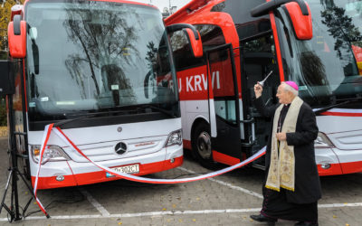 Mobilny Punkt Poboru Krwi, catering, Arcybiskup Henryk Hoser